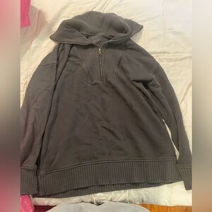 Aerie Sun's Out Quarter Zip Sweatshirt